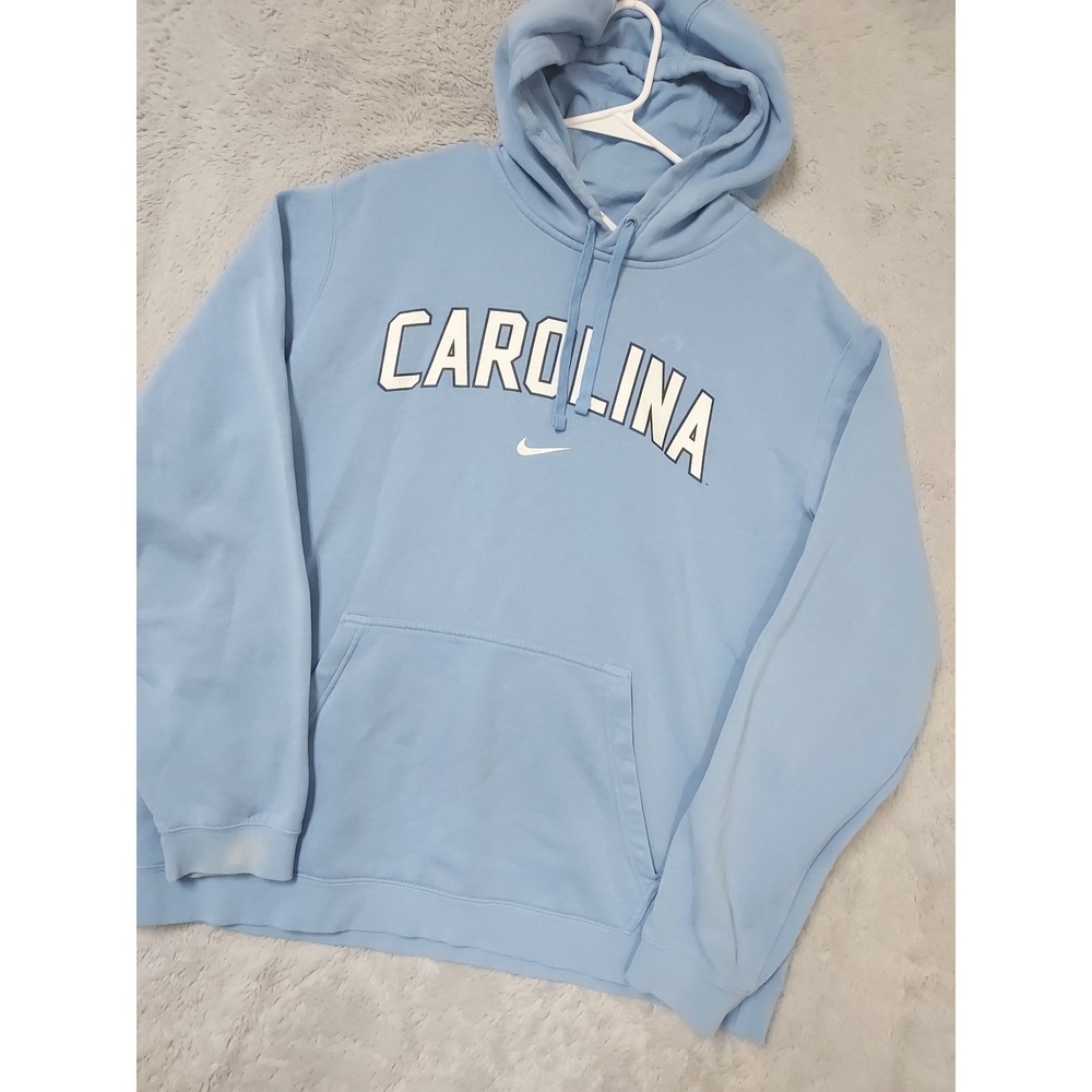 North Carolina Tar Heels Hoodie Mens XL Nike Pullover NCAA Drawstring Grunge